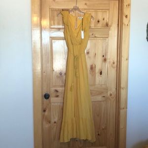 Beautiful yellow maxi dress